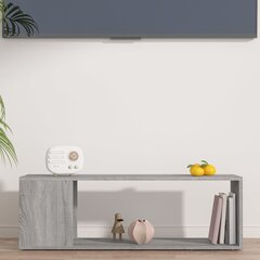 vidaXL TV-taso harmaa Sonoma 100x24x32 cm tekninen puu hinta ja tiedot | TV-tasot | hobbyhall.fi