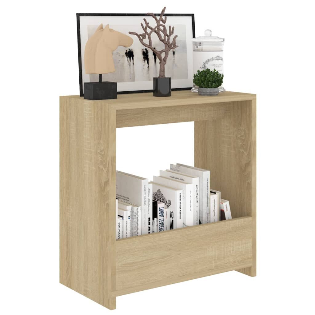 vidaXL Sivupöytä Sonoma-tammi 50x26x50 cm lastulevy hinta ja tiedot | Sohvapöydät | hobbyhall.fi