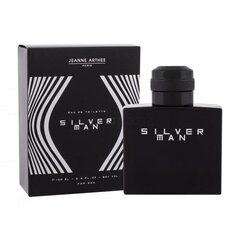 Jeanne Arthes Silver Man EDT miehelle 100 ml hinta ja tiedot | Jeanne Arthes Hajuvedet ja kosmetiikka | hobbyhall.fi