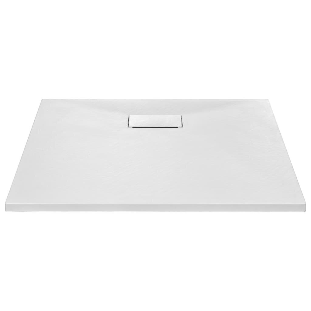 vidaXL Suihkualusta 90x90 cm SMC valkoinen hinta ja tiedot | Suihkualtaat | hobbyhall.fi