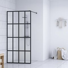 vidaXL Walk-in Suihkun seinäke kirkas karkaistu lasi 118x190 cm hinta ja tiedot | Suihkuseinät ja -ovet | hobbyhall.fi