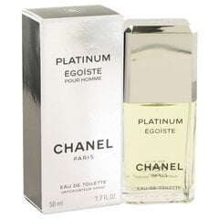 Chanel Egoiste Platinum EDT miehille 50 ml hinta ja tiedot | Miesten hajuvedet | hobbyhall.fi