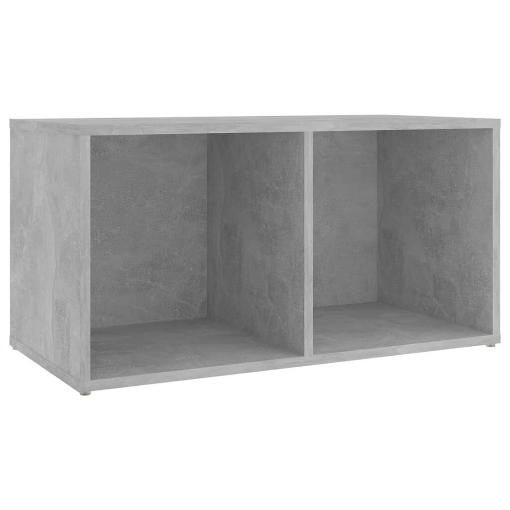 vidaXL TV-tasot 2 kpl betoninharmaa 72x35x36,5 cm lastulevy hinta ja tiedot | TV-tasot | hobbyhall.fi