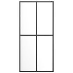 vidaXL Walk-in Suihkun seinäke kirkas karkaistu lasi 100x195 cm hinta ja tiedot | Suihkuseinät ja -ovet | hobbyhall.fi