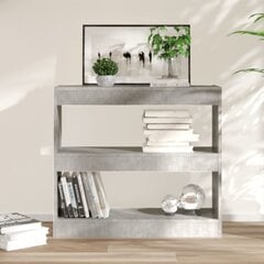 vidaXL Kirjahylly/tilanjakaja betoninharmaa 80x30x72 cm hinta ja tiedot | Hyllyt | hobbyhall.fi