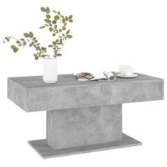 vidaXL Sohvapöytä betoninharmaa 96x50x45 cm lastulevy hinta ja tiedot | Sohvapöydät | hobbyhall.fi