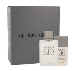 Giorgio Armani Acqua di Gio EDT miehelle 100 ml + stick-deodorantti 75 ml hinta ja tiedot | Miesten hajuvedet | hobbyhall.fi