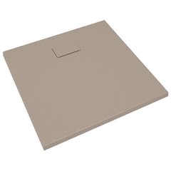 vidaXL Suihkualusta SMC ruskea 90x80 cm hinta ja tiedot | Suihkualtaat | hobbyhall.fi