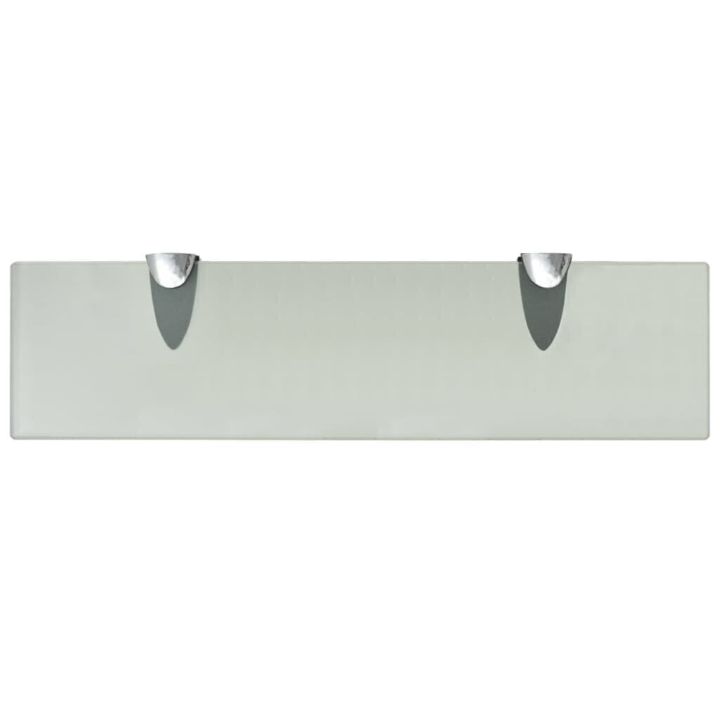 vidaXL Kelluvat hyllyt 2 kpl lasi 40x10 cm 8 mm hinta ja tiedot | Hyllyt | hobbyhall.fi