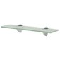 vidaXL Kelluvat hyllyt 2 kpl lasi 40x10 cm 8 mm hinta ja tiedot | Hyllyt | hobbyhall.fi