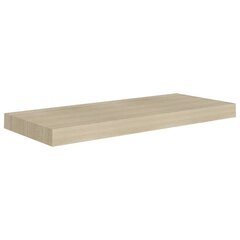 vidaXL Kelluvat seinähyllyt 2 kpl tammi 60x23,5x3,8 cm MDF hinta ja tiedot | Hyllyt | hobbyhall.fi