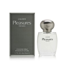 Estée Lauder Pleasures For Men EDC miehille 50 ml hinta ja tiedot | Miesten hajuvedet | hobbyhall.fi