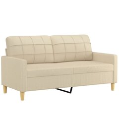 Kahden istuttava sohva vidaXL, 140 cm, beige hinta ja tiedot | Sohvat ja vuodesohvat | hobbyhall.fi