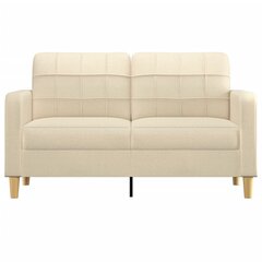 Kahden istuttava sohva vidaXL, 140 cm, beige hinta ja tiedot | Sohvat ja vuodesohvat | hobbyhall.fi