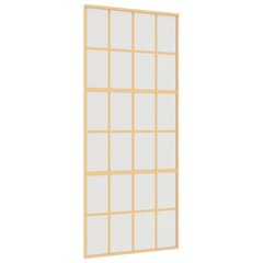 Liukuovi kultainen 90x205cm lasi ja alumiini 155176 hinta ja tiedot | Sisäovet | hobbyhall.fi