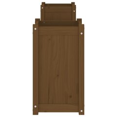 vidaXL Kukkalaatikkopenkki hunajanruskea 180x36x63 cm täysi mänty hinta ja tiedot | Puutarhapenkit | hobbyhall.fi