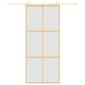 Liukuovi kultainen 90x205cm lasi ja alumiini 155158 hinta ja tiedot | Sisäovet | hobbyhall.fi