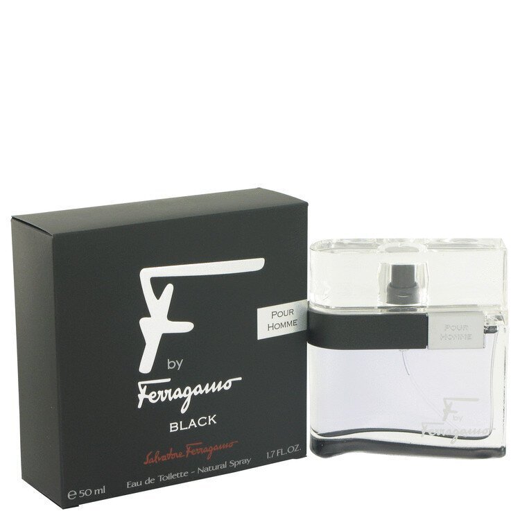 Ferragamo F by Ferragamo Black EDT miehelle 50 ml hinta ja tiedot | Miesten hajuvedet | hobbyhall.fi