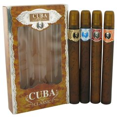 Cuba Blue EDT lahjapakkaus miehelle 4x35 ml hinta ja tiedot | Miesten hajuvedet | hobbyhall.fi