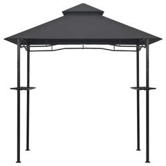 vidaXL BBQ-huvimaja 240x150x255 cm antrasiitti teräs hinta ja tiedot | Puutarhapaviljongit | hobbyhall.fi