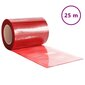 vidaXL Oviverho punainen 300 mm x 2,6 mm 25 m PVC hinta ja tiedot | Oven saranat ja lisävarusteet | hobbyhall.fi