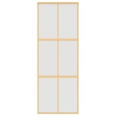 Liukuovi kultainen 76x205cm lasi ja alumiini 155157 hinta ja tiedot | Sisäovet | hobbyhall.fi