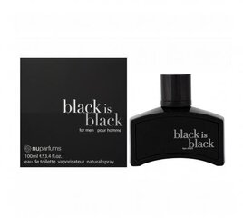 Nuparfums Black is Black EDT miehelle 100 ml hinta ja tiedot | Miesten hajuvedet | hobbyhall.fi