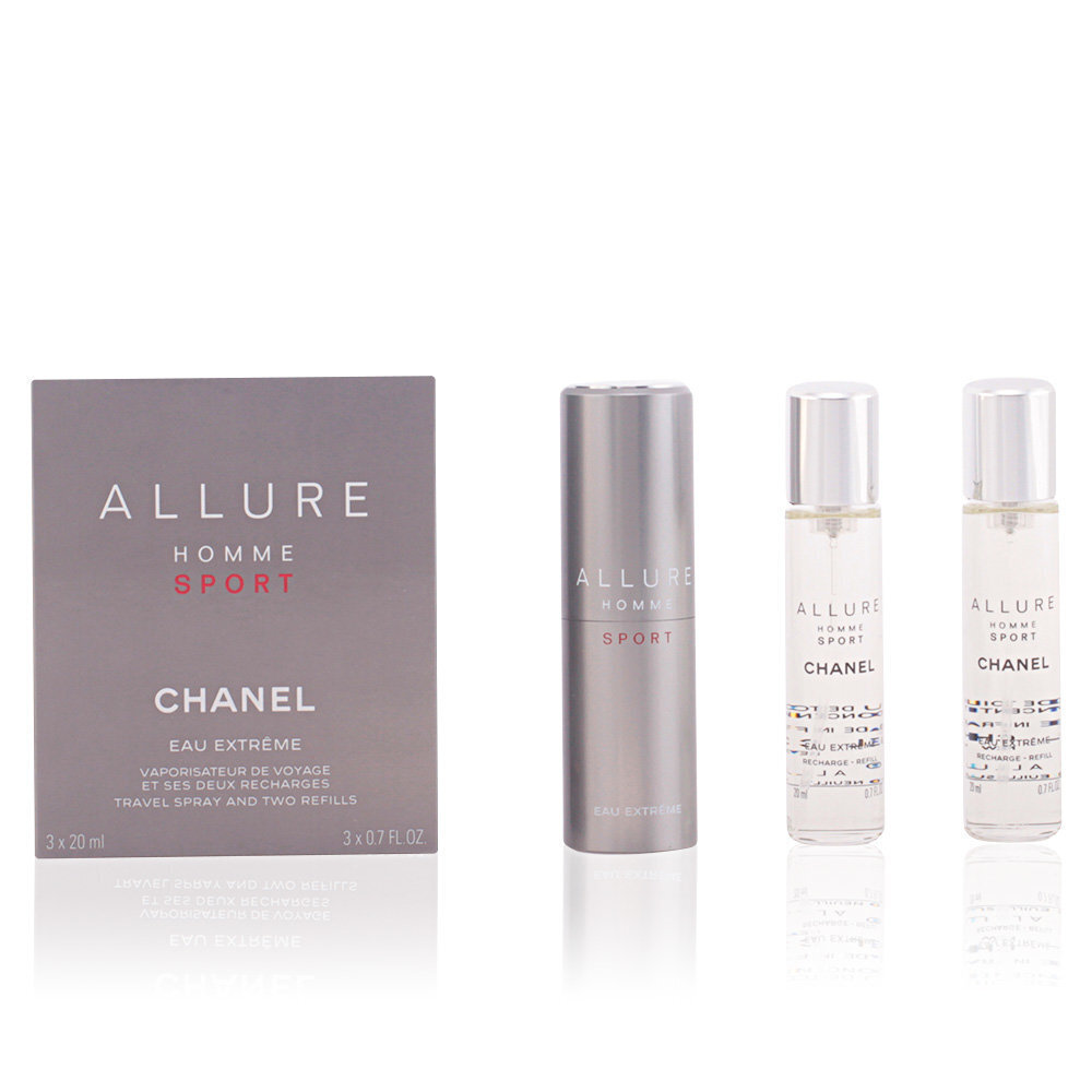 Setti Chanel Allure Sport Eau Extreme EDP miehille 3x20 ml hinta ja tiedot | Miesten hajuvedet | hobbyhall.fi