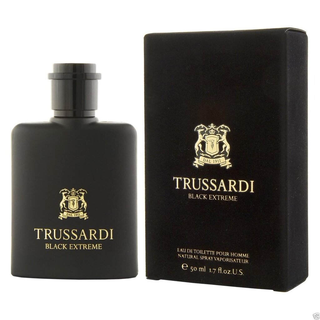 Trussardi Black Extreme EDT miehelle 50 ml hinta ja tiedot | Miesten hajuvedet | hobbyhall.fi