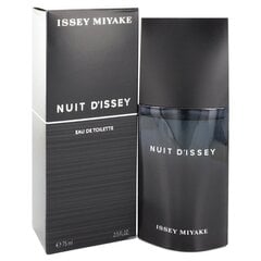 Issey Miyake Nuit D´Issey EDT miehelle 75 ml hinta ja tiedot | Miesten hajuvedet | hobbyhall.fi