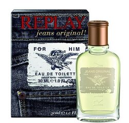 Replay Jeans Original! for Him EDT mihelle 30 ml hinta ja tiedot | Miesten hajuvedet | hobbyhall.fi