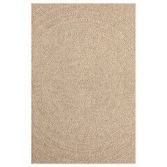 vidaXL Juuttityylinen matto 200x290 cm sisä- ja ulkokäyttöön hinta ja tiedot | Isot matot | hobbyhall.fi