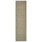 vidaXL Matto luonnollinen sisal 80x300 cm vihreä hinta ja tiedot | Isot matot | hobbyhall.fi