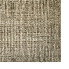 vidaXL Matto luonnollinen sisal 80x300 cm vihreä hinta ja tiedot | Isot matot | hobbyhall.fi