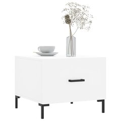 vidaXL Sohvapöytä valkoinen 50x50x40 cm tekninen puu hinta ja tiedot | Sohvapöydät | hobbyhall.fi