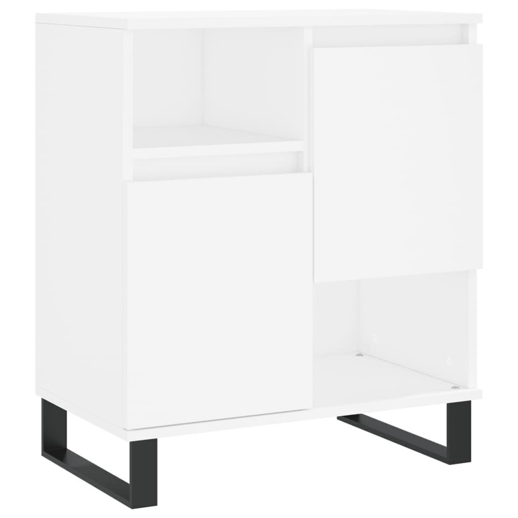 vidaXL Senkki valkoinen 60x35x70 cm tekninen puu hinta ja tiedot | Olohuoneen kaapit ja lipastot | hobbyhall.fi