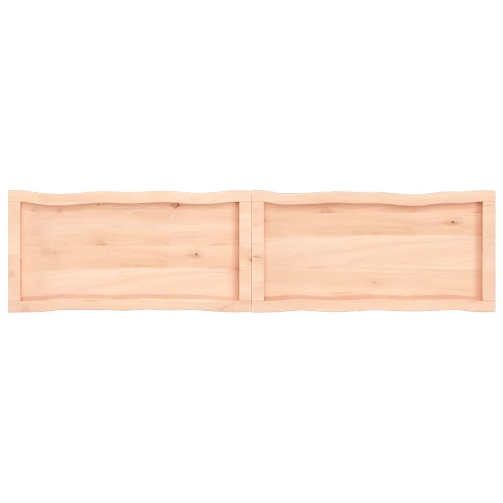 Pöytälevy vidaXL, 160x40x(2-6) cm, ruskea hinta ja tiedot | Pöytälevyt | hobbyhall.fi