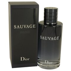 Christian Dior Sauvage EDT hajuvesi miehille 200 ml hinta ja tiedot | Dior Hajuvedet ja kosmetiikka | hobbyhall.fi