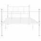 vidaXL Sängynrunko valkoinen metalli 90x200 cm hinta ja tiedot | Sängyt | hobbyhall.fi