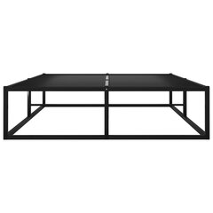 vidaXL Sängynrunko musta metalli 120x200 cm hinta ja tiedot | Sängyt | hobbyhall.fi