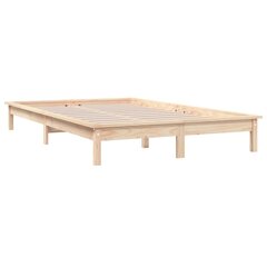 vidaXL Sängynrunko 160x200 cm täysi mänty hinta ja tiedot | Sängyt | hobbyhall.fi