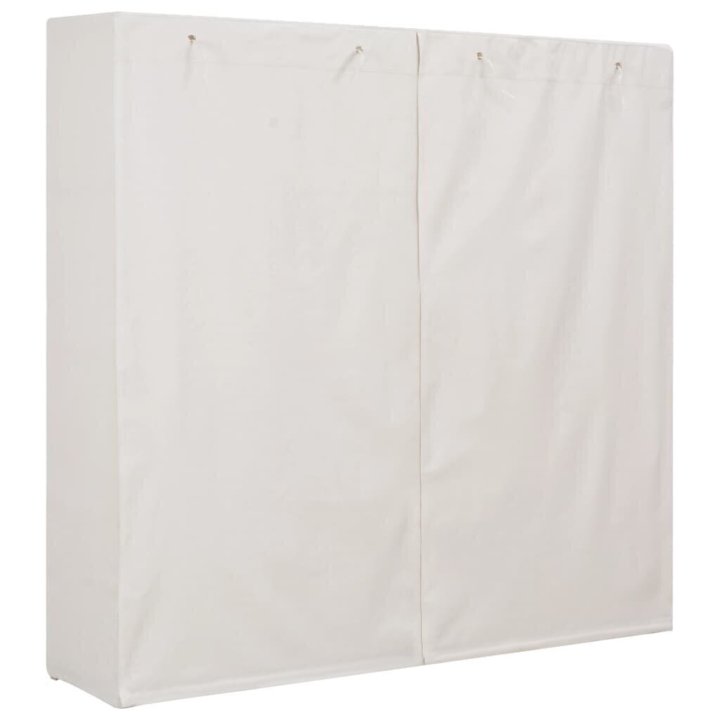 vidaXL Vaatekaappi valkoinen 173x40x170 cm kangas hinta ja tiedot | Kaapit | hobbyhall.fi