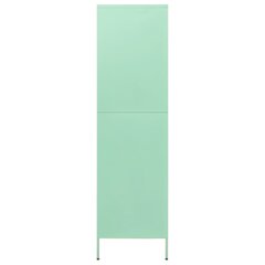 vidaXL Vaatekaappi minttu 90x50x180 cm teräs hinta ja tiedot | Kaapit | hobbyhall.fi