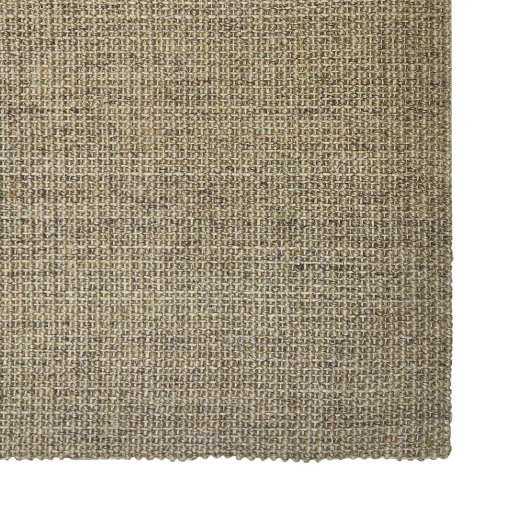 vidaXL Matto luonnollinen sisal 66x350 cm vihreä hinta ja tiedot | Isot matot | hobbyhall.fi