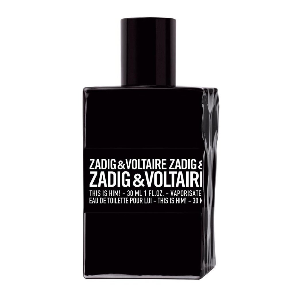 Zadig & Voltaire This is Him! EDT miehelle 30 ml hinta ja tiedot | Miesten hajuvedet | hobbyhall.fi