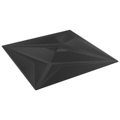 vidaXL Seinäpaneelit 48 kpl musta 50x50 cm EPS 12 m² tähti hinta ja tiedot | Sisustuspaneelit | hobbyhall.fi