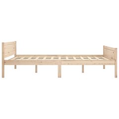 vidaXL Sängynrunko täysi mänty 160x200 cm hinta ja tiedot | Sängyt | hobbyhall.fi