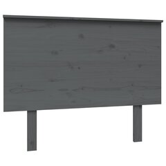 vidaXL Sängynpääty harmaa 104x6x82,5 cm mänty hinta ja tiedot | Sängyt | hobbyhall.fi