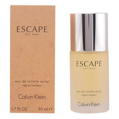 Miesten tuoksut Escape Calvin Klein EDT Tilavuus - 50 ml. hinta ja tiedot | Calvin Klein Hajuvedet ja kosmetiikka | hobbyhall.fi