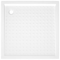 vidaXL Suihkualusta valkoinen 90x90x4 cm ABS hinta ja tiedot | Suihkualtaat | hobbyhall.fi